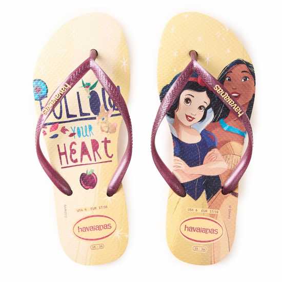 Havaianas Джапанки Hav. Kids Slim Princess Beige 35/36 Flip Flops Womens  