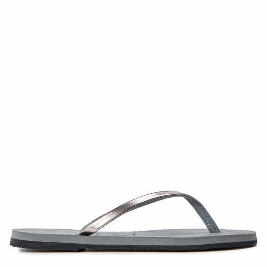 Havaianas Джапанки Hav. You Metallic Steel Grey 33/34 Flip Flops Womens  Дамски обувки