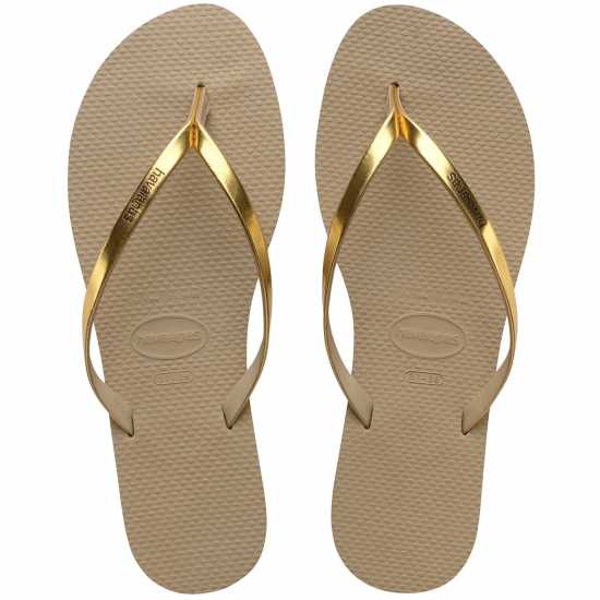 Havaianas Джапанки Hav. You Metallic Grey Steel/metall Flip Flops Womens Golden Sand Havaianas Джапанки Hav. You Metallic Grey Steel/metall Flip Flops Womens Golden Sand