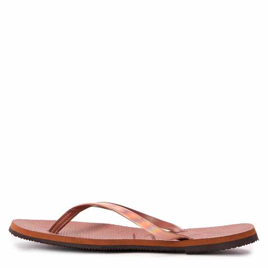 Havaianas Джапанки Women's Have You Metallic Grey Steel Flip Flops Rust 