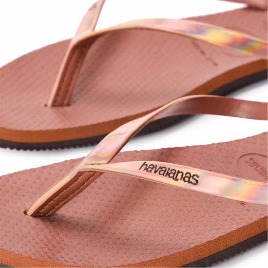 Havaianas Джапанки Women's Have You Metallic Grey Steel Flip Flops Rust 