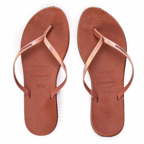 Havaianas Джапанки Women's Have You Metallic Grey Steel Flip Flops Rust 