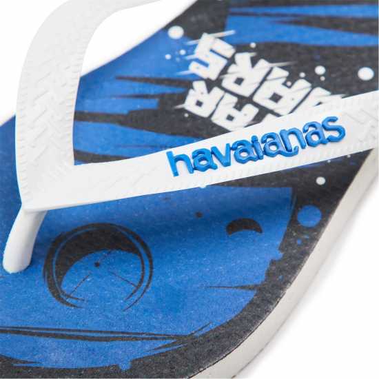 Havaianas Джапанки Hav. Star Wars Black/pop Yellow 39/ Flip Flops Womens White/Blue 