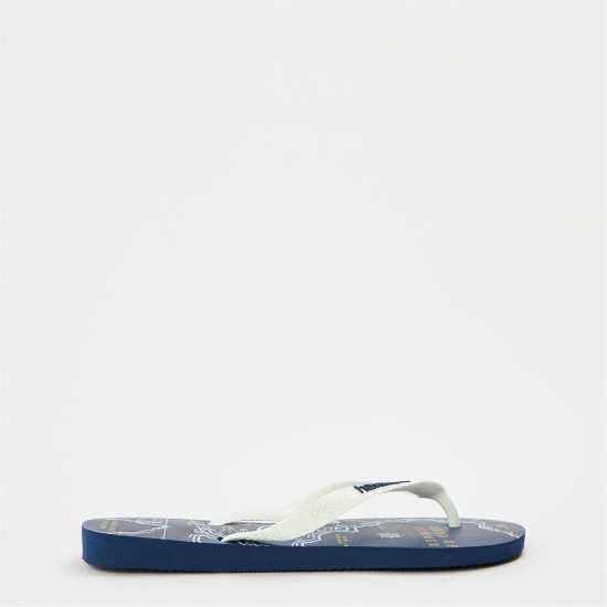 Havaianas Джапанки Hav. Top Nautical Navy Blue/white/n Flip Flops Womens  