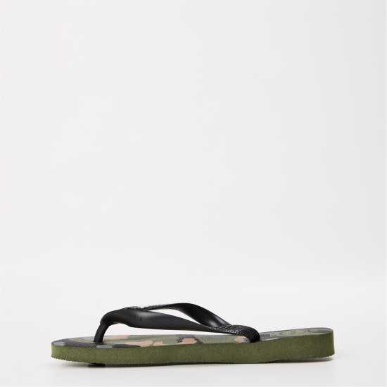 Havaianas Джапанки Women's Top Camo Black Moss Flip Flops Green 