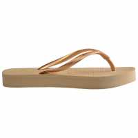 Havaianas Джапанки Hav. Slim Flatform Golden 35/36 Flip Flops Womens Havaianas Джапанки Hav. Slim Flatform Golden 35/36 Flip Flops Womens
