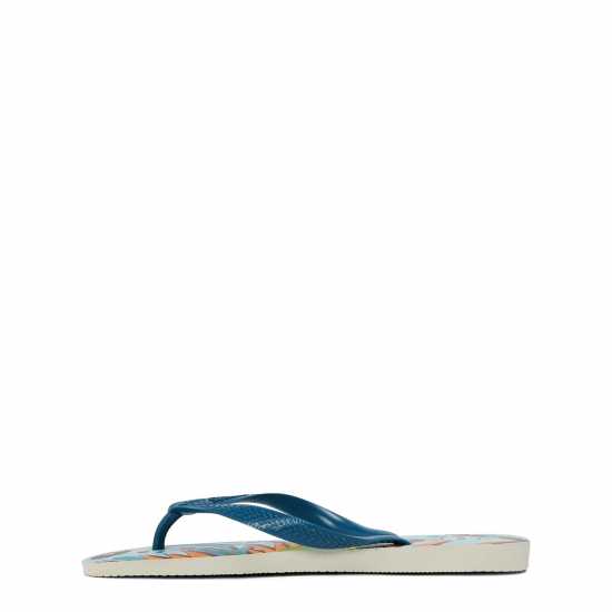Havaianas Джапанки Women's Minecraft Beige Flip Flops White/Blue 