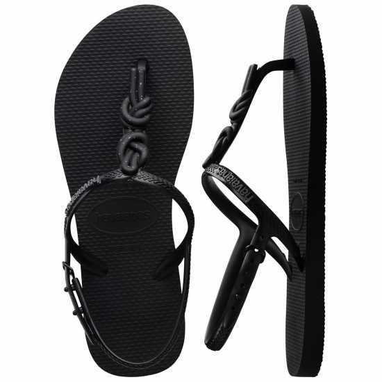Havaianas Джапанки Hav. Twist Plus Black/black 33/34 Flip Flops Womens Havaianas Джапанки Hav. Twist Plus Black/black 33/34 Flip Flops Womens