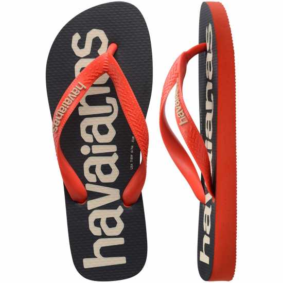 Havaianas Джапанки Hav. Top Logomania 2 Navy Blue 39/4 Flip Flops Womens Blood Orange Havaianas Hav. Top Logomania 2 Navy Blue 39/4 Flip Flops Womens Blood Orange