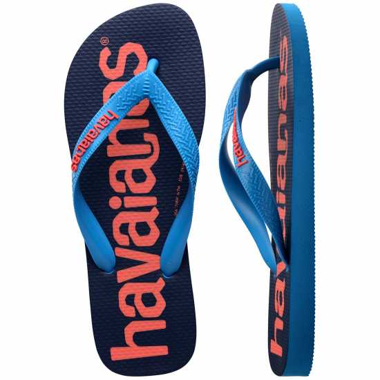 Havaianas Джапанки Hav. Top Logomania 2 Navy Blue 39/4 Flip Flops Womens Turquoise Havaianas Джапанки Hav. Top Logomania 2 Navy Blue 39/4 Flip Flops Womens Turquoise