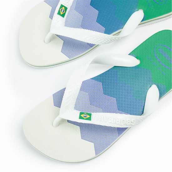 Havaianas Джапанки Women's Brasil Fresh Rose Gum Flip Flops White Havaianas Джапанки Women's Brasil Fresh Rose Gum Flip Flops White