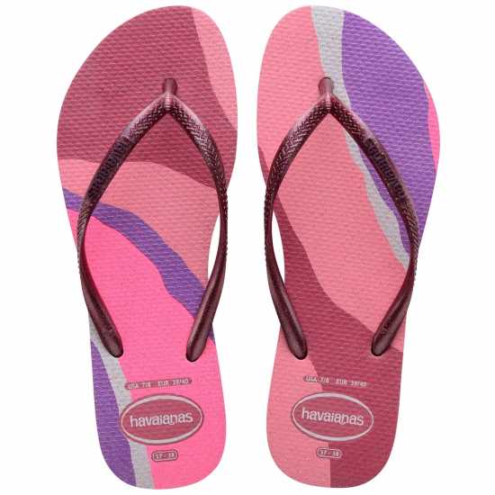 Havaianas Джапанки Women's Slim Palette Glow Velvet Rose Flip Flops  