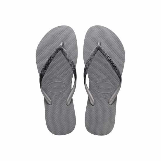 Havaianas Джапанки Hav. Slim Sparkle Ii Steel Grey 33/ Flip Flops Womens Havaianas Джапанки Hav. Slim Sparkle Ii Steel Grey 33/ Flip Flops Womens