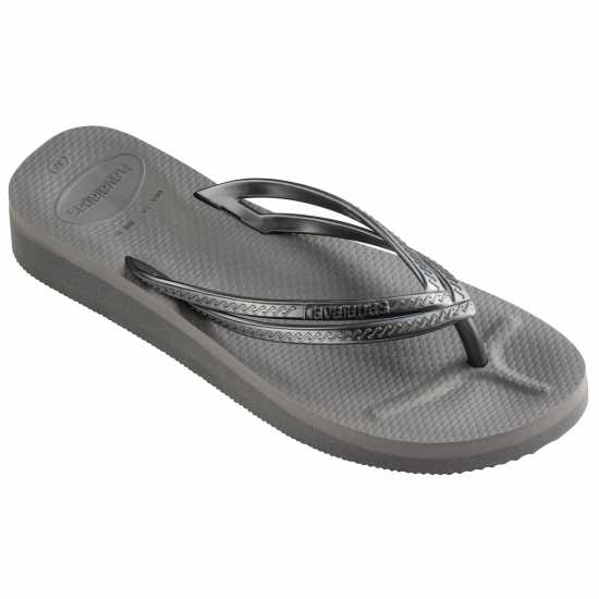 Havaianas Джапанки Women's Wedges Flip Flops Steel Grey 