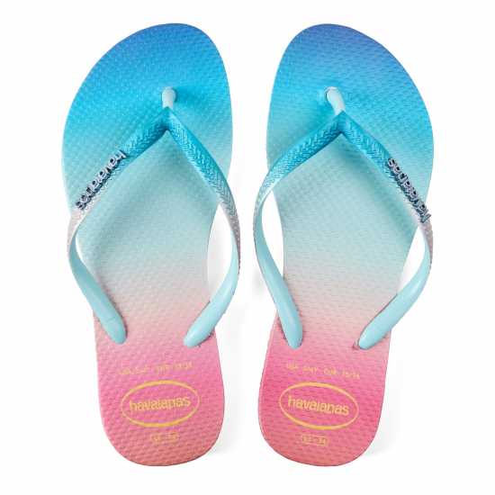 Havaianas Джапанки Women's Slim Gradient Sunset Flip Flops White 