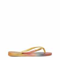 Havaianas Джапанки Women's Slim Gradient Sunset Flip Flops Lemon Yellow 