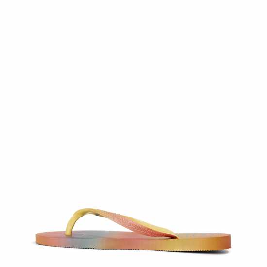 Havaianas Джапанки Women's Slim Gradient Sunset Flip Flops Lemon Yellow 