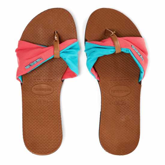 Havaianas Джапанки Hav. You St Tropez Color Rust 33/34 Flip Flops Womens  