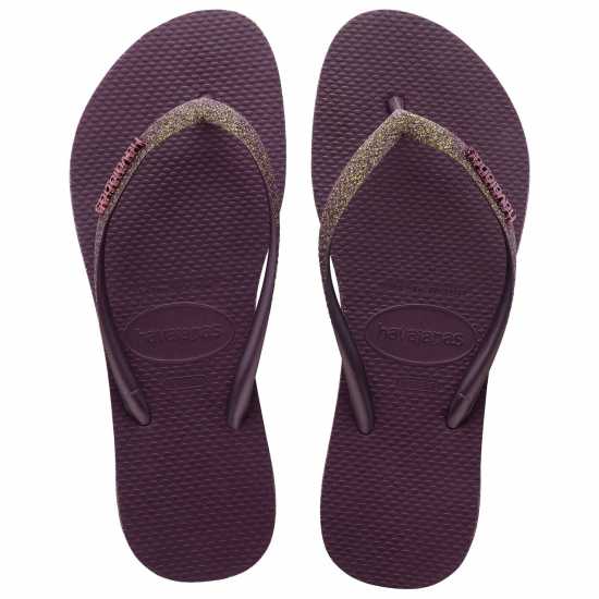 Havaianas Джапанки Hav. Slim Sparkle Ii Aubergine 33/3 Flip Flops Womens Havaianas Джапанки Hav. Slim Sparkle Ii Aubergine 33/3 Flip Flops Womens