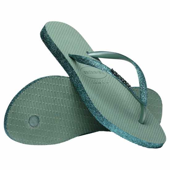 Havaianas Джапанки Hav. Slim Sparkle Ii Nautical Blue Flip Flops Womens  