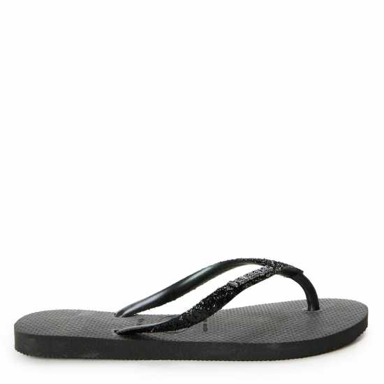 Havaianas Джапанки Hav. Slim Glitter Ii Black/dark Gre Flip Flops Womens  