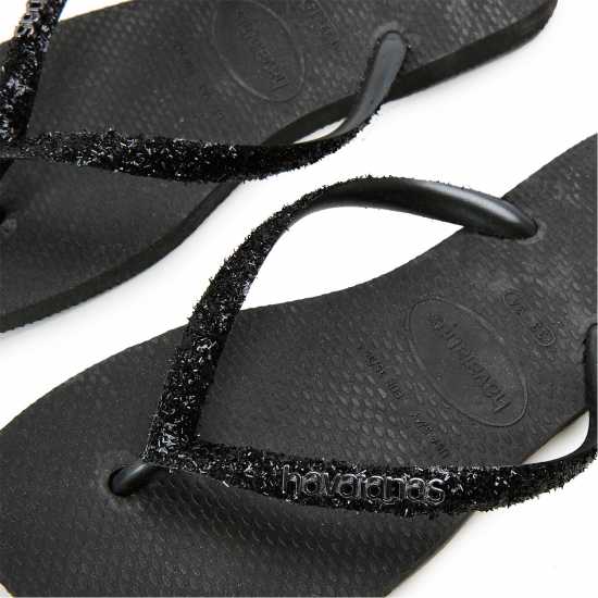 Havaianas Джапанки Hav. Slim Glitter Ii Black/dark Gre Flip Flops Womens  