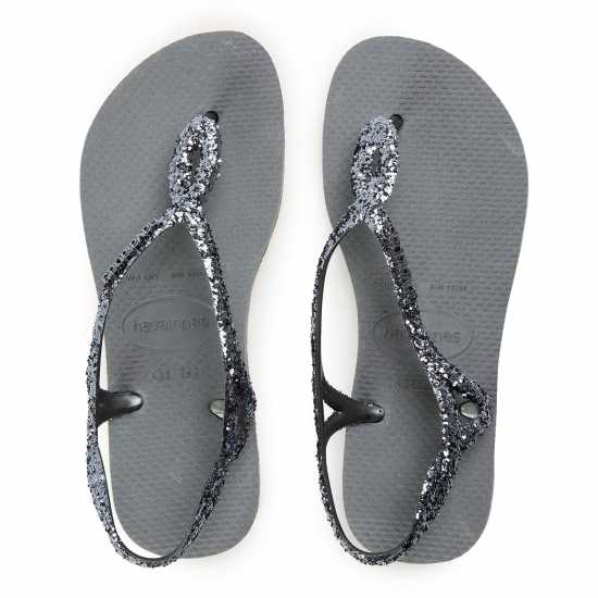 Havaianas Джапанки Hav. Luna Premium Ii Steel Grey 33/ Flip Flops Womens  