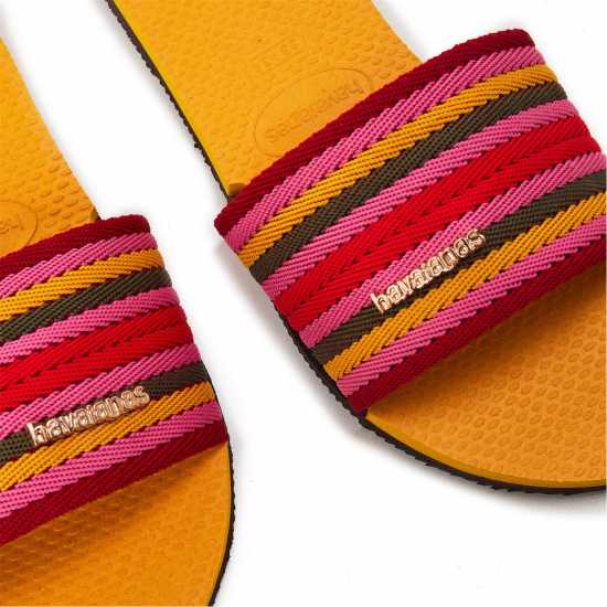 Havaianas Джапанки Hav. You Malta Mix Black 33/34 Flip Flops Womens Orange Citrus 