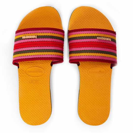 Havaianas Джапанки Hav. You Malta Mix Black 33/34 Flip Flops Womens Orange Citrus 