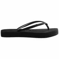 Havaianas Джапанки Hav. Slim Flatform Sparkle Black 33 Flip Flops Womens  