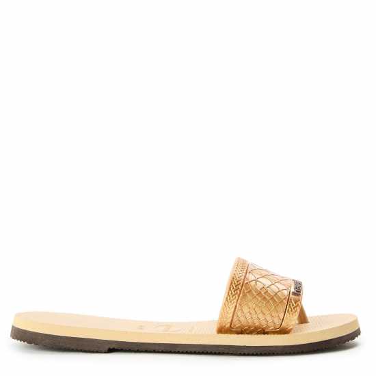 Havaianas Джапанки Hav. You Angra Wild Black 35/36 Flip Flops Womens Gold 