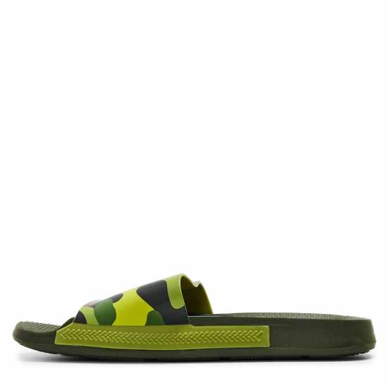 Havaianas Джапанки Women's Hav Slide Print Black Pink Paradis Flip Flops  