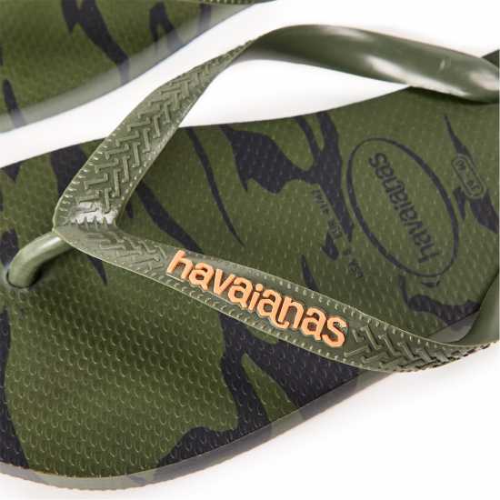 Havaianas Джапанки Hav. Top Camouflage Green 39/40 Flip Flops Womens  Дамски обувки