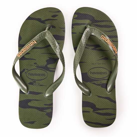 Havaianas Джапанки Hav. Top Camouflage Green 39/40 Flip Flops Womens  Дамски обувки