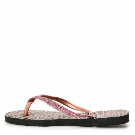 Havaianas Джапанки Hav. Slim Animals Mix Black/gold 33 Flip Flops Womens  
