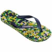 Havaianas Джапанки Women's Brasil Flip Flops White/Blue Havaianas Джапанки Women's Brasil Flip Flops White/Blue