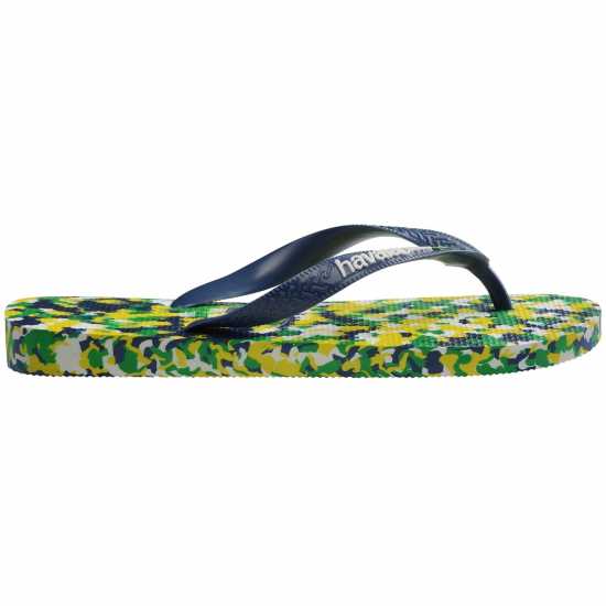 Havaianas Джапанки Women's Brasil Flip Flops White/Blue Havaianas Джапанки Women's Brasil Flip Flops White/Blue