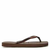 Havaianas Джапанки Women's Square Glitter Flip Flops Dark Brown Havaianas Джапанки Women's Square Glitter Flip Flops Dark Brown
