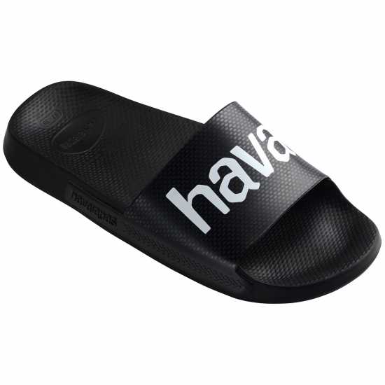Havaianas Джапанки Women's Classic Logomania Black Flip Flops Black Havaianas Джапанки Women's Classic Logomania Black Flip Flops Black