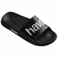 Havaianas Джапанки Hav. Slide Classic Logomania Black Flip Flops Womens  