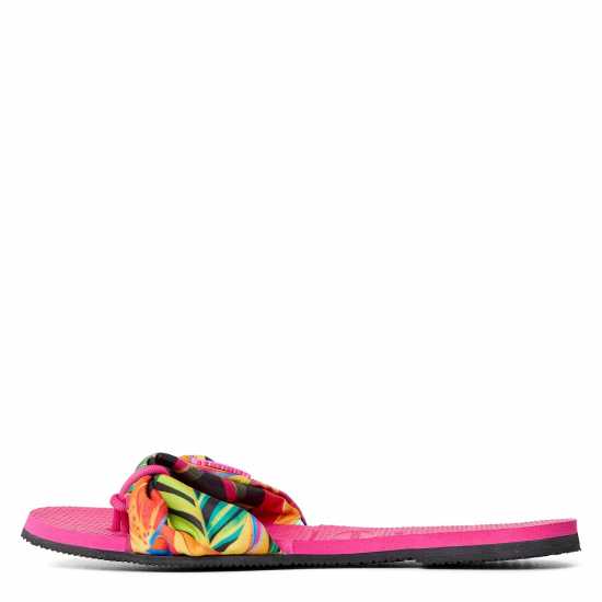 Havaianas Джапанки Women's Saint Tropez Print Navy Flip Flops Pink Electric 