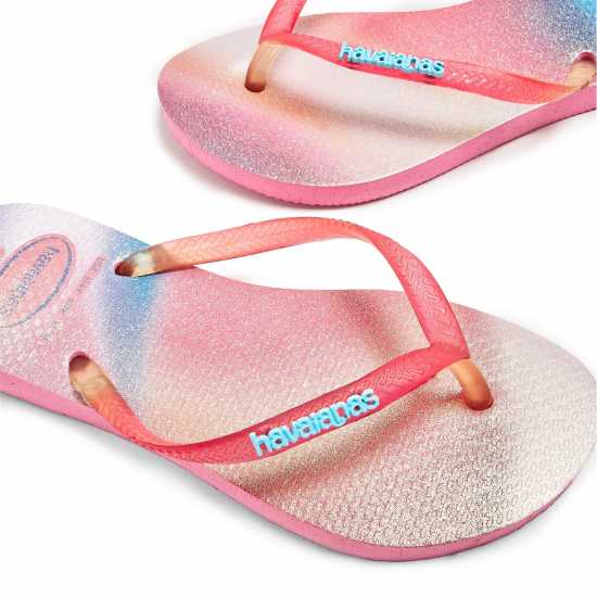 Havaianas Джапанки Hav. Slim Metallic Rainbow Beige 33 Flip Flops Womens Havaianas Джапанки Hav. Slim Metallic Rainbow Beige 33 Flip Flops Womens