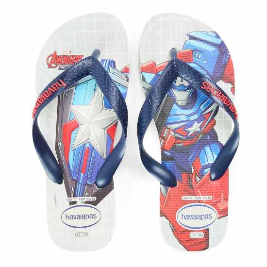 Havaianas Джапанки Hav. Kids Top Marvel Ii White 35/36 Flip Flops Womens Havaianas Джапанки Hav. Kids Top Marvel Ii White 35/36 Flip Flops Womens