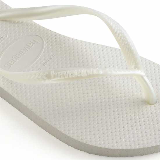 Havaianas Дамски Джапанки Slim Flip Flops White 0001 Дамски сандали и джапанки