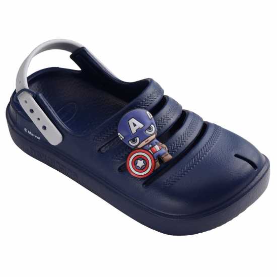 Havaianas Джапанки Hav. Kids Clog Marvel Navy Blue 35/ Flip Flops Womens Navy Blue 