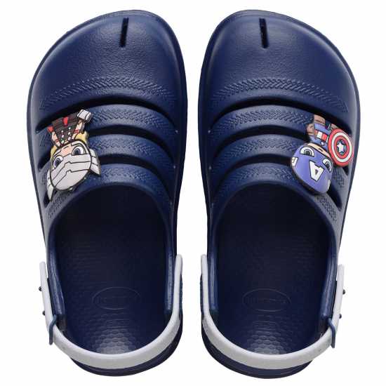 Havaianas Джапанки Hav. Kids Clog Marvel Navy Blue 35/ Flip Flops Womens Navy Blue 