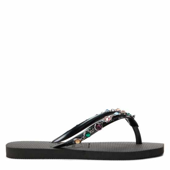 Havaianas Women's Luxury Flip Flip Flops Black 