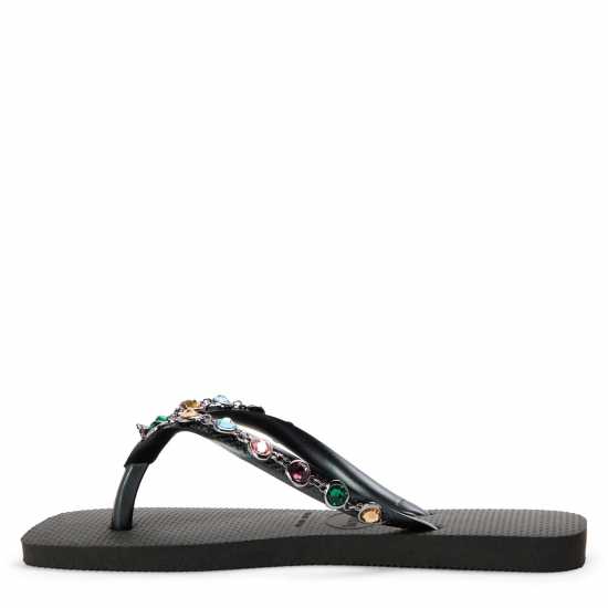 Havaianas Women's Luxury Flip Flip Flops Black 