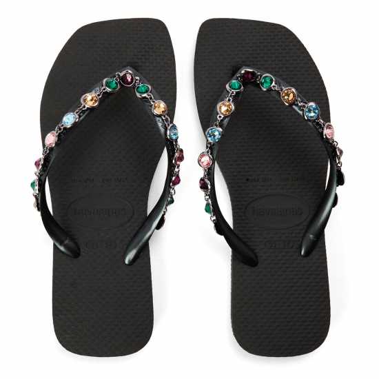 Havaianas Women's Luxury Flip Flip Flops Black 