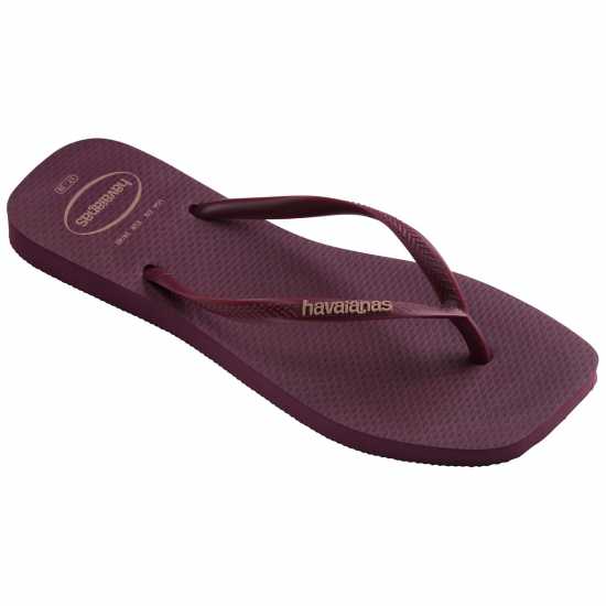 Havaianas Джапанки Hav. Square Logo Pop Up Fresh Laven Flip Flops Womens Purple Soil 